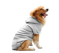 Cours pour chiens de grande taille | Attelages adhésifs pour chiens avec sac, vêtements chauds pour animaux de compagnie, manteau tendance, vêtements pour chiens à la mode pour chiots, transformation