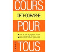 Cours pour tous. Orthographe
