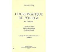 Cours pratique de solfège à l'usage des cours préparatoires 1 et 2. Volume 2