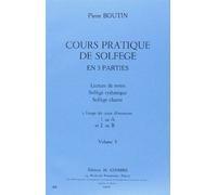 Cours Pratique De Solfège Vol.3 / Recueil