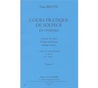 Boutin Pierre - Cours Pratique De Solfege Vol.3