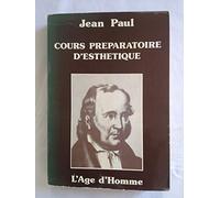 Cours préparatoire d'esthétique
