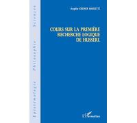 Cours sur la première recherche logique de Husserl
