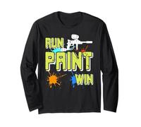 Cours, Tire, Gagne Champion Paintball Tactique Manche Longue