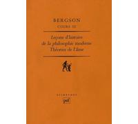Cours, tome 3 : Leçons d'histoire de la philosophie moderne - Théories de l'âme