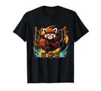 Course à Obstacles Ninja Warrior Red Panda pour Enfants T-Shirt