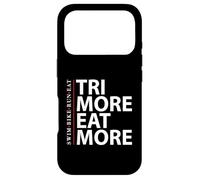 Course à vélo de Natation TRI More & Eat - Triathlon d'endurance Coque pour iPhone 17 Pro