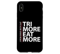 Course à vélo de Natation TRI More & Eat - Triathlon d'endurance Coque pour iPhone XS Max