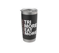 Course à vélo de natation TRI More & EAT - Triathlon d'endurance Gobelet isotherme en acier inoxydable double paroi