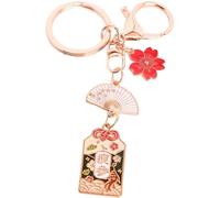Course clés mignon, alliage japonais omamori le sac de trèfle charme de sac de trèfle Feng shui amulet ornements de sac à main pour le sac à main de la clé de voiture, porte-clés japonais