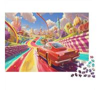 Course Cycliste Casse-tête 1000 Pièces sans Poussière, Grand Puzzle Jeu De Patience pour Un Passe-Temps pour Adulte, Étoile du Cadeau De Noël 70x50cm/1000pcs