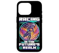 Course dans Le Royaume du Futur BMX Racing Coque pour iPhone 16 Pro
