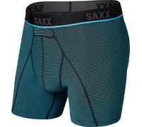 Course de boxer de sport pour hommes SAXX KINETIC HD Boxer Brief - rayures bleues - S