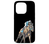 Course de Chevaux Jockey Action Equestre Pur-Sang Sport Coque pour iPhone 15 Pro