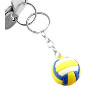 Course de couverture de baseball - Télectricité de volleyball | Chaîne de clés de football | Charmes de tennis | Sports Ball Unique Design Racket Bracelets Small Soccer Football Keyring For Girls Kids