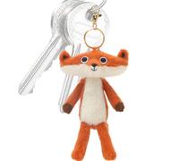 Course de couverture Fox en peluche, porte-clés Soft Fox - 6inch Fox Fox Fund Carbag Pendant à main - Décoration de pendentif ornement à domicile, accessoire de mode pour la voiture à domicile