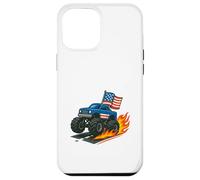 Course de Pompiers Patriotique Monster Truck Coque pour iPhone 12 Pro Max