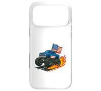 Course de Pompiers Patriotique Monster Truck Coque pour iPhone 17 Pro Max