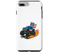 Course de Pompiers Patriotique Monster Truck Coque pour iPhone 7 Plus/8 Plus