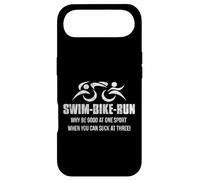Course de vélo de Natation Pourquoi être Bon dans Un Sport ? Triathlète Triathlon Coque pour iPhone Air