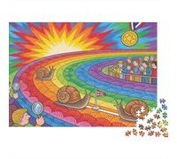 Course d'escargot Derby Folie Puzzle en Bois Imperméable Puzzles De 1000 Pièces pour Adultes Défi Et Casse-tête Jeux De Stimulants