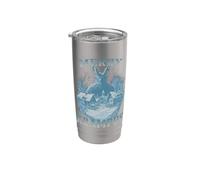 Course Krampus | Mauvais Père Noël | Perchten Bartl Krampus Gobelet isotherme en acier inoxydable double paroi