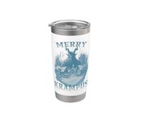 Course Krampus | Mauvais Père Noël | Perchten Bartl Krampus Gobelet isotherme en acier inoxydable double paroi