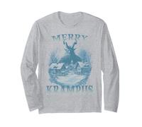 Course Krampus | Mauvais Père Noël | Perchten Bartl Krampus Manche Longue