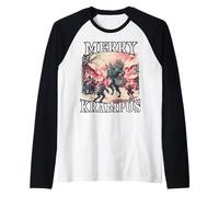 Course Krampus | Mauvais Père Noël | Perchten Bartl Krampus Manche Raglan