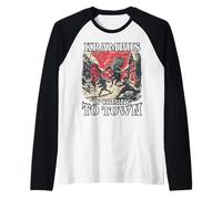 Course Krampus | Mauvais Père Noël | Perchten Bartl Krampus Manche Raglan