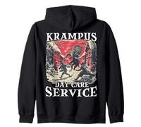 Course Krampus | Mauvais Père Noël | Perchten Bartl Krampus Sweat à Capuche