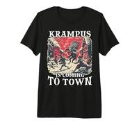 Course Krampus | Mauvais Père Noël | Perchten Bartl Krampus T-Shirt Haut de Gamme