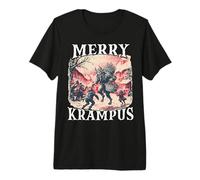 Course Krampus | Mauvais Père Noël | Perchten Bartl Krampus T-Shirt Haut de Gamme