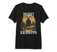Course Krampus | Mauvais Père Noël | Perchten Bartl Krampus T-Shirt Haut de Gamme