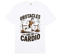 Course Mudrun Obstacles are My Cardio Runner Extreme Comfort Colors Adult Heavyweight T-Shirt