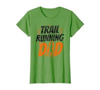 Course sur Sentier Dad Run Trails Runner Father Daddy Papa T-Shirt, Femme, Herbe, M