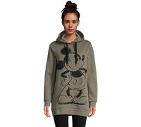 Course Sweat à capuche rétro Mickey Mouse pour femme, kaki, L