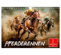 Courses de chevaux, Version française (Calendrier mural 2026 DIN A4 portrait), Calendrier CALVENDO mensuel