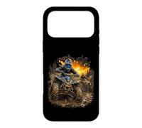 Courses extrêmes de VTT dans la Boue au Coucher du Soleil Coque pour iPhone 17 Pro Max