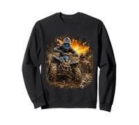 Courses extrêmes de VTT dans la Boue au Coucher du Soleil Sweatshirt
