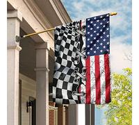 Courses Sur Piste En Terre Battue Jardin Signe Double Face Drapeaux De Pirate Durable Drapeau De Jardin Décoration Pour Maison Porche Extérieure S