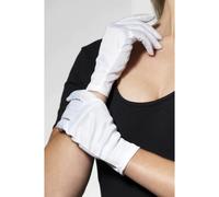Court Blanc Gants Mime Act Santa Femmes Hommes Déguisement Noël Accessoire