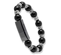 Court Chargeur de Bracelet 22.5 cm Type C Câbles Portable Cuir Tressé Rapide Charging Câble pour Samsung HUAWEI LG Android