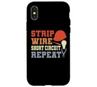Court-Circuit par Un Fil dénudé Drôle de génie électrique Coque pour iPhone X/XS