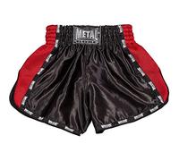 METAL BOXE Court De Boxe « Extrême » Short, Noir Rouge, XL Homme