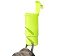 Court Fence Storage Rack - Sports Bottle and Ball Holder | Hanging Organizer for Practice Field Fence, Outdoor Equipment Storage for 3 Balls Baseball Training Gear, Backyard Park School Gym Organizer