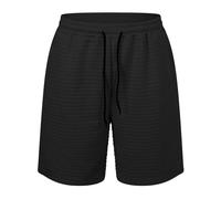 Court Grande Taille Casual Pantacourt Homme Pantalon 3/4 Lin Décontracté Ample Short En Jean Extensible Déchiré Avec Poches Pour Homme Pantalon Court Tenue Décontractée Urbaine Idéal Sorties (L)
