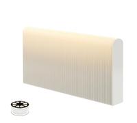 Court Paravent Interieur, Cloison Amovible sans Percage Papier Kraft Pliable et Rétractable Cloison de Separation Interieur Claustra avec LED pour la Maison et Le Bureau(H98CML3-4m)