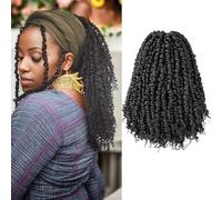 Court Passion Twist Cheveux Pré-torsadés Passion Twist Crochet Cheveux Crochet Tresses Cheveux Synthétique Crochet Exte