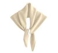 Court tricoté pour femme - Foulard doux comme alternative au col - Accessoire élégant et pratique pour l'automne, Style_h15 blanc, taille unique
